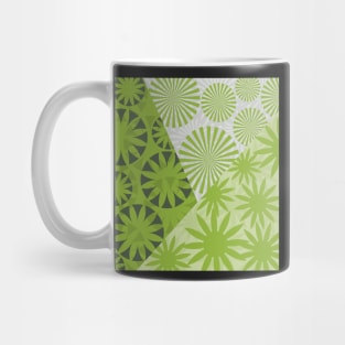 green floral decorative pattern Mug